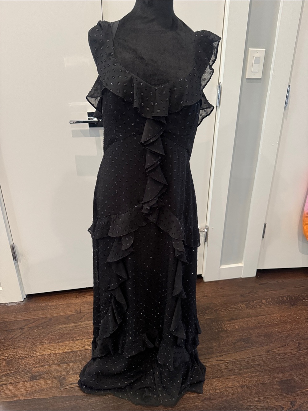 Lilly Pulitzer Black Ruffled Women's Dress